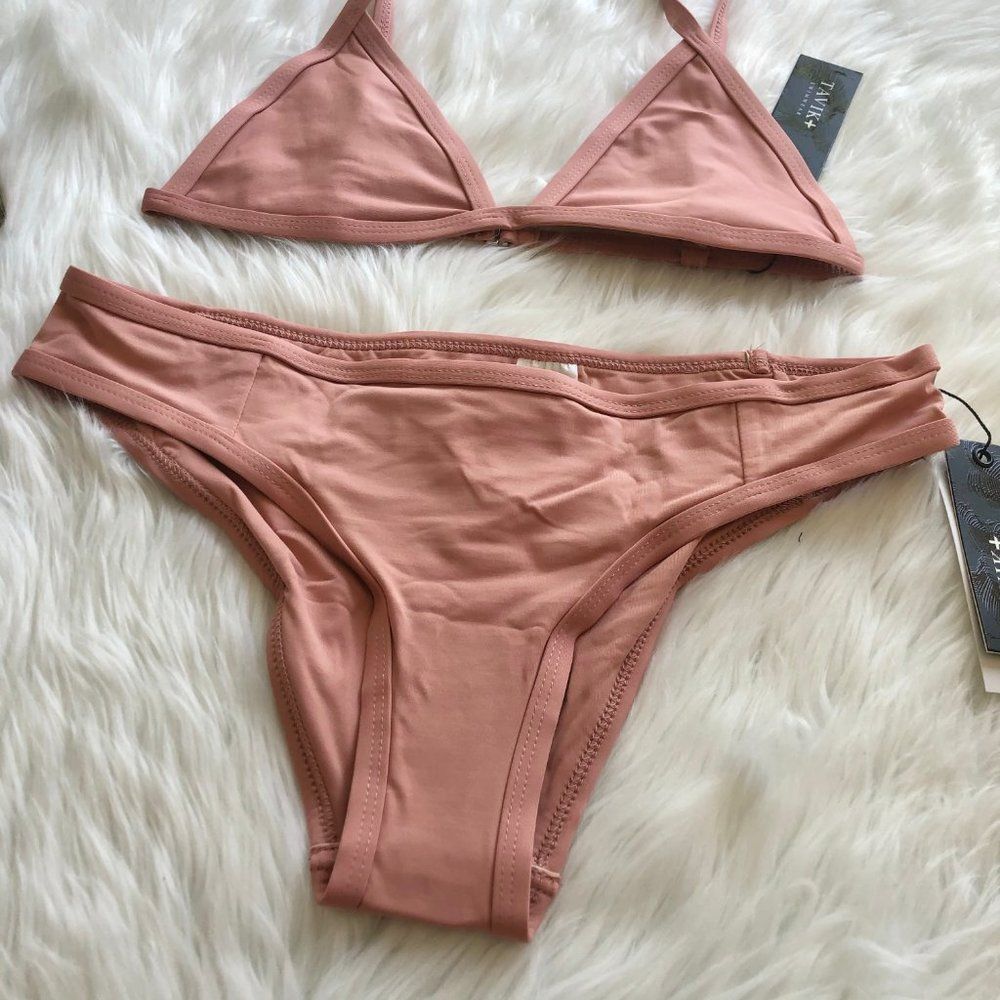New with Tags Tavik + Blush Pink Bikini - Size S - Picture 3 of 5
